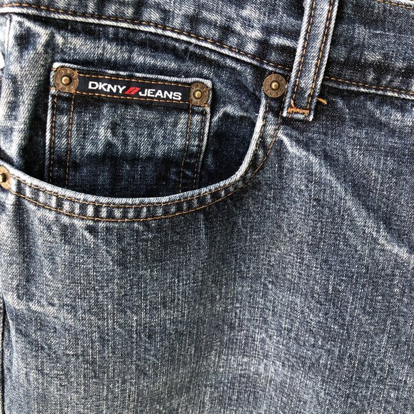 DKNY Jeans Size 10L Vintage 100 % Cotton Made in USA Wow - Picture 5 of 16